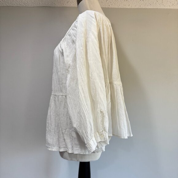 FREE PEOPLE We The Free Sea To Shore Top in Ivory - Picture 5 of 10